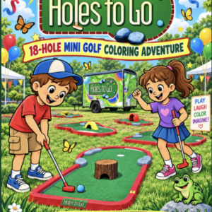 Mini Golf Coloring Book